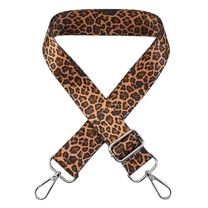 TYPIFY® Printed Adjustable Shoulder Sling Bag Strap, Wide Crossbody Bags Replacement Broad Straps with Golden Metal Hooks, Fashion Handbag Accessories, Strap Sling Bags