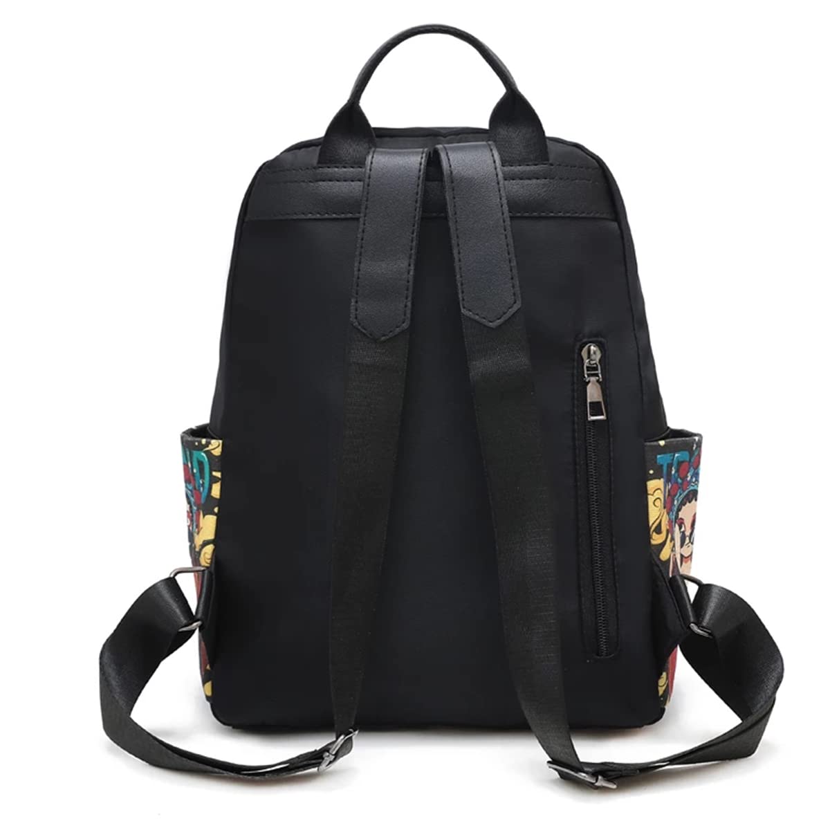 TYPIFY® Stylish Anime Ethnic Printed Durable Water-Resistant Women's Backpack Korean College Bag for girls. Gift for Her