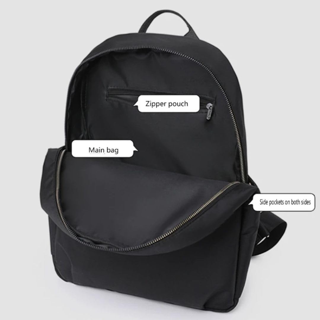 TYPIFY Backpack for Women,School & College Bag, Black Travel Girls Bags, Stylish Latest
