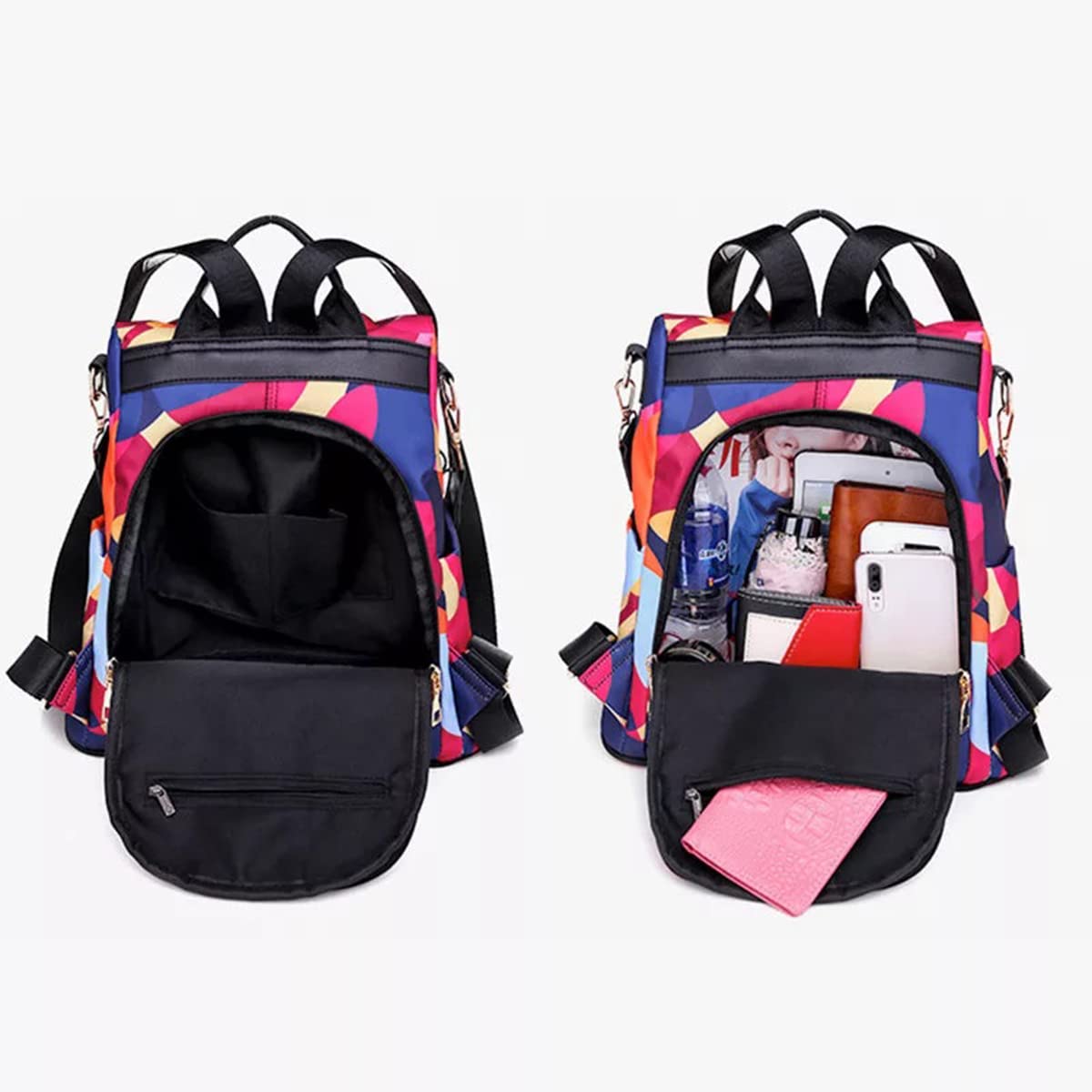 TYPIFY® Trending Modern Oxford Antitheft Women Girls Trendy College Bag Travel Casual Backpack Gift for Het