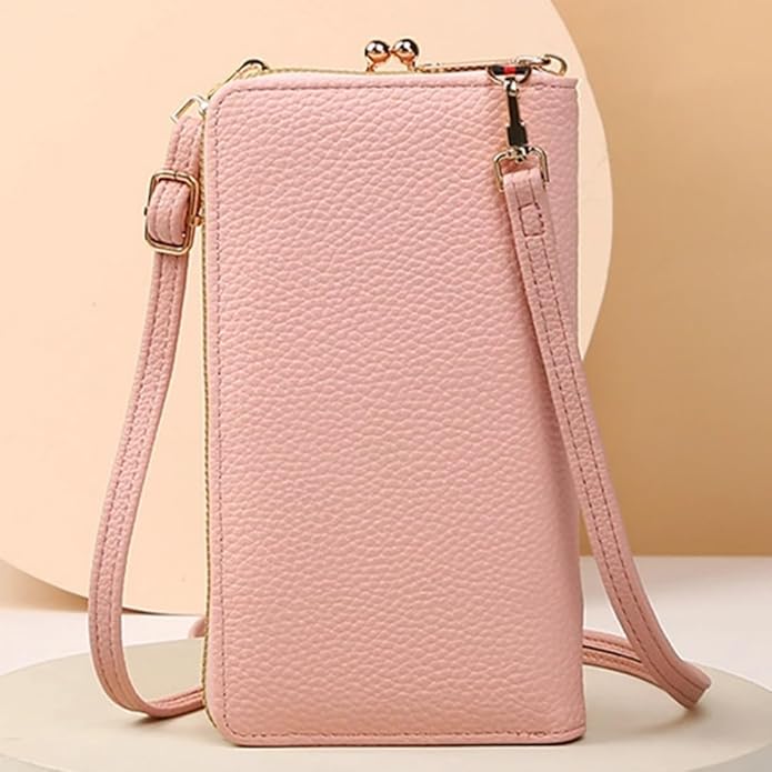 TYPIFY Women’s Sling Bag – Stylish PU Leather Crossbody Bag with Floral Embroidery | Adjustable Strap | Mobile Pouch for Casual, Travel, Shopping & Party Use | Gift for Her