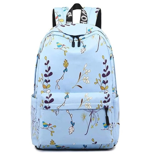 TYPIFY® Polyester Printed Waterproof Preppy Style Girls Women Backpack
