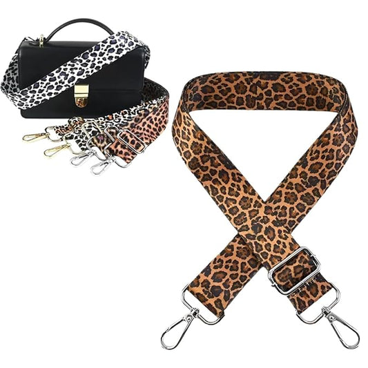 TYPIFY® Printed Adjustable Shoulder Sling Bag Strap, Wide Crossbody Bags Replacement Broad Straps with Golden Metal Hooks, Fashion Handbag Accessories, Strap Sling Bags