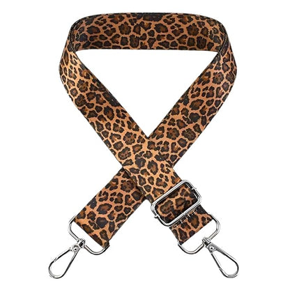 TYPIFY® Printed Adjustable Shoulder Sling Bag Strap, Wide Crossbody Bags Replacement Broad Straps with Golden Metal Hooks, Fashion Handbag Accessories, Strap Sling Bags
