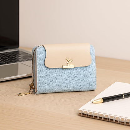 TYPIFY® Women Wallet – Stylish Ladies Purse, Hand Clutch & Card Holder | Premium PU Leather Purse for Women & Girls | Gift for Her (Blue)