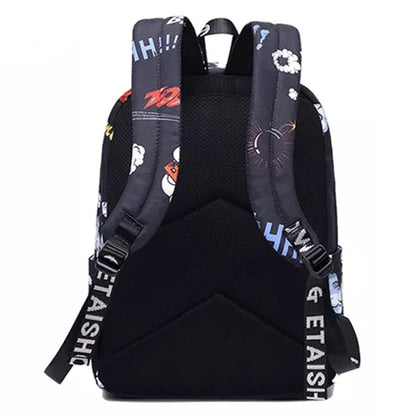 TYPIFY® Multi-Purpose Printed Women Backpack : Latest Luxury Printed Shoulder Leisure Travel Bag student college girls school Bag