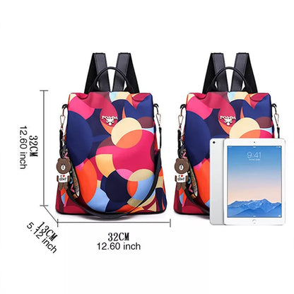 TYPIFY® Trending Modern Oxford Antitheft Women Girls Trendy College Bag Travel Casual Backpack Gift for Het