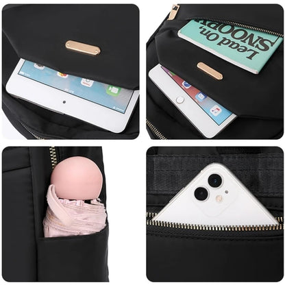 TYPIFY Backpack for Women,School & College Bag, Black Travel Girls Bags, Stylish Latest