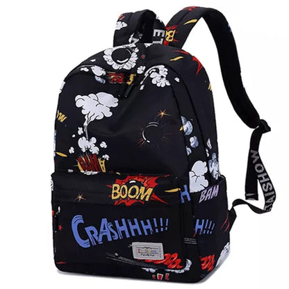 TYPIFY® Multi-Purpose Printed Women Backpack : Latest Luxury Printed Shoulder Leisure Travel Bag student college girls school Bag