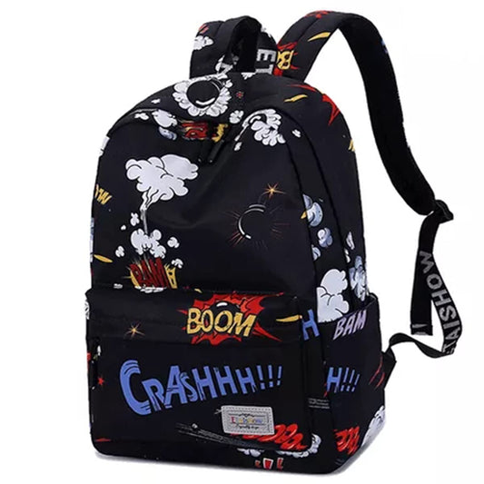 TYPIFY® Multi-Purpose Printed Women Backpack : Latest Luxury Printed Shoulder Leisure Travel Bag student college girls school Bag