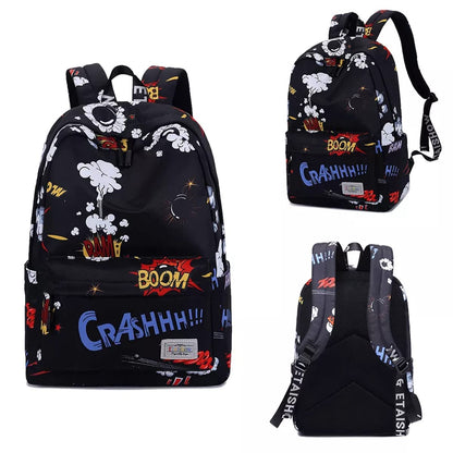 TYPIFY® Multi-Purpose Printed Women Backpack : Latest Luxury Printed Shoulder Leisure Travel Bag student college girls school Bag