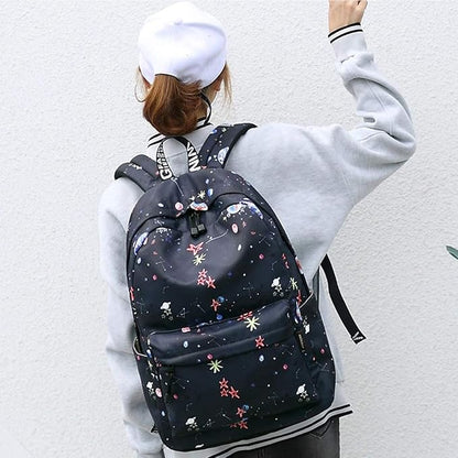 Stylish Unisex Backpack with Laptop Compartment – Star Cosmic Design | Spacious School, Travel, College & Office Bag for Students, Teens and Adults (Copy) (Copy) (Copy)