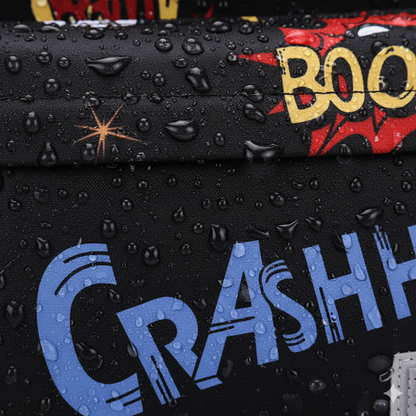 Stylish Unisex Backpack with Laptop Compartment – Comic Print Design | Spacious School, Travel, College & Office Bag for Students, Teens and Adults (Copy)