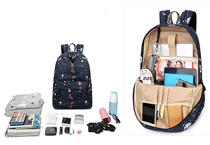Stylish Unisex Backpack with Laptop Compartment – Star Cosmic Design | Spacious School, Travel, College & Office Bag for Students, Teens and Adults (Copy) (Copy) (Copy)