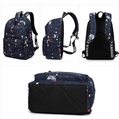 Stylish Unisex Backpack with Laptop Compartment – Star Cosmic Design | Spacious School, Travel, College & Office Bag for Students, Teens and Adults (Copy) (Copy) (Copy)