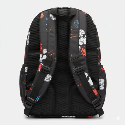 Stylish Unisex Backpack with Laptop Compartment – Comic Print Design | Spacious School, Travel, College & Office Bag for Students, Teens and Adults (Copy)