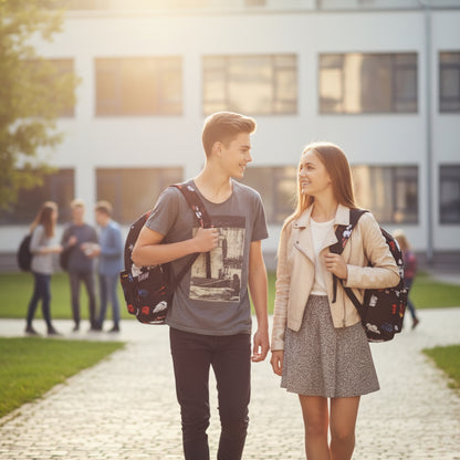 Stylish Unisex Backpack with Laptop Compartment – Comic Print Design | Spacious School, Travel, College & Office Bag for Students, Teens and Adults (Copy)