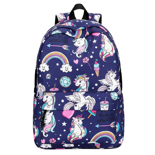 Stylish Unisex Backpack with Laptop Compartment – Blue Unicorn Design | Spacious School, Travel, College & Office Bag for Students, Teens and Adults (Copy)
