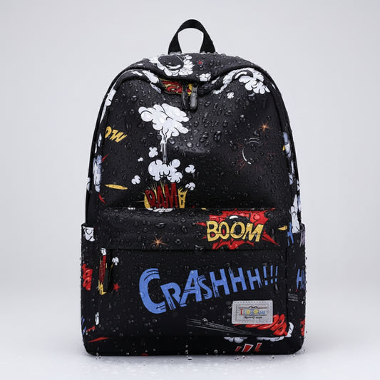 Stylish Unisex Backpack with Laptop Compartment – Comic Print Design | Spacious School, Travel, College & Office Bag for Students, Teens and Adults (Copy)